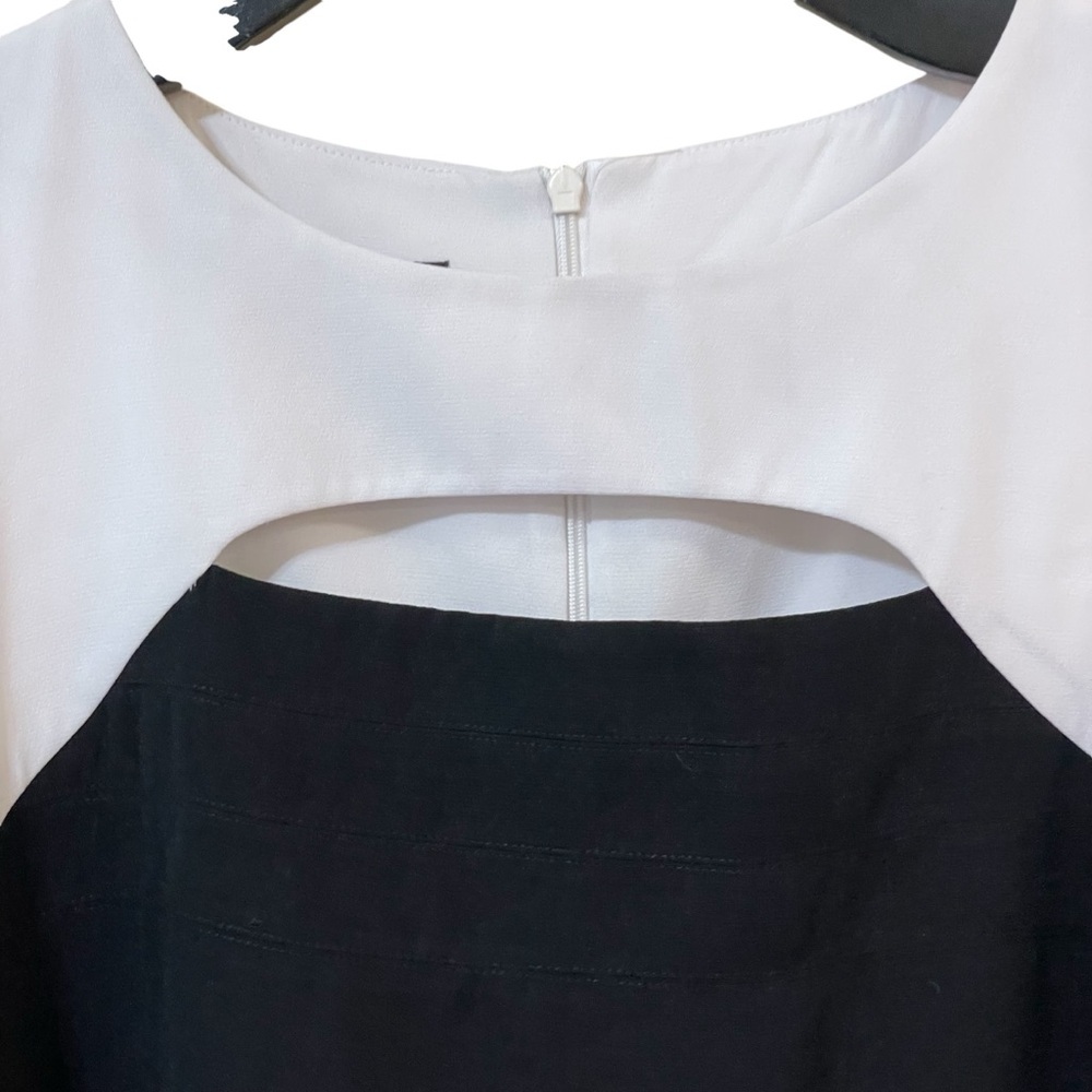NWOT AGB Dress Petite Color Block Sheath Dress - Picture 3 of 11